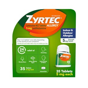 Zyrtec Allergy Relief Tablets