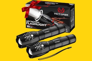 Waterproof LED Flashlight 2-Pack