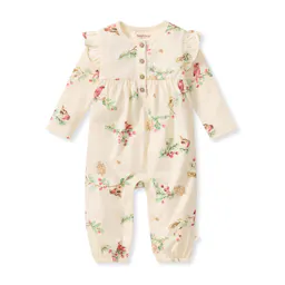 Burt's Bees Baby Winter Birds Jumpsuit