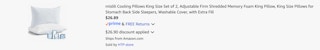 Amazon King Cooling Pillows 2025