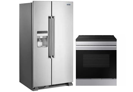Refrigerator and Stove