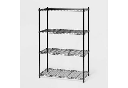 Brightroom 4-Tier Wide Shelving Unit