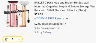 mop and broom holder