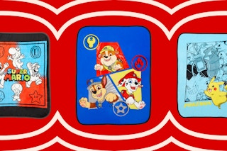 Three Kids' Character Throw Blankets: Mario, Paw Patrol & Pokemon