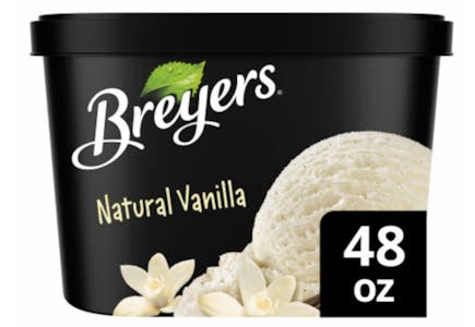 2 Breyers Ice Cream