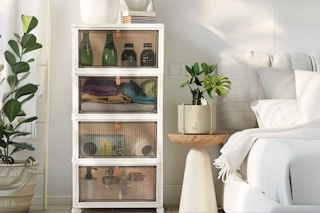 Stackable Storage Boxes in bedroom