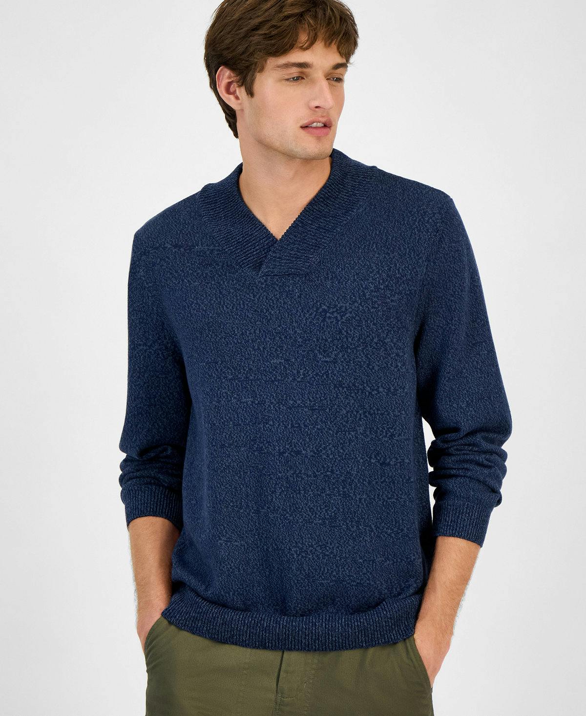 Men's Shawl-Collar Sweater