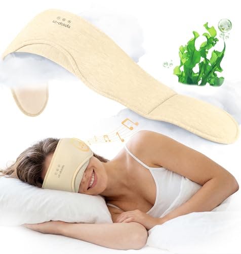 Sleep Mask with Bluetooth Headphones