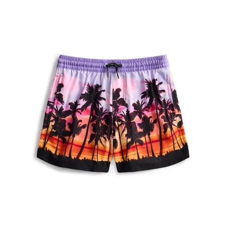 Kids' Printed Swim Trunks