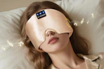 woman sleeping with sleep mask