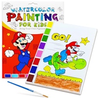 Kids' Watercolor Coloring Book