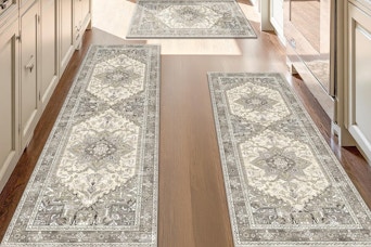 rugs in a kitchen