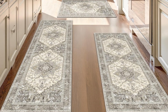 rugs in a kitchen