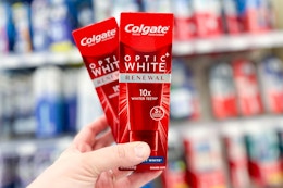 Colgate Optic White Toothpaste, as Low as $2.80 on Amazon card image