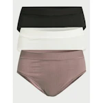 Ribbed Modal Hi Cut Briefs 3-Pack
