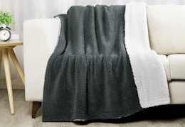 walmart sherpa dual throw blanket