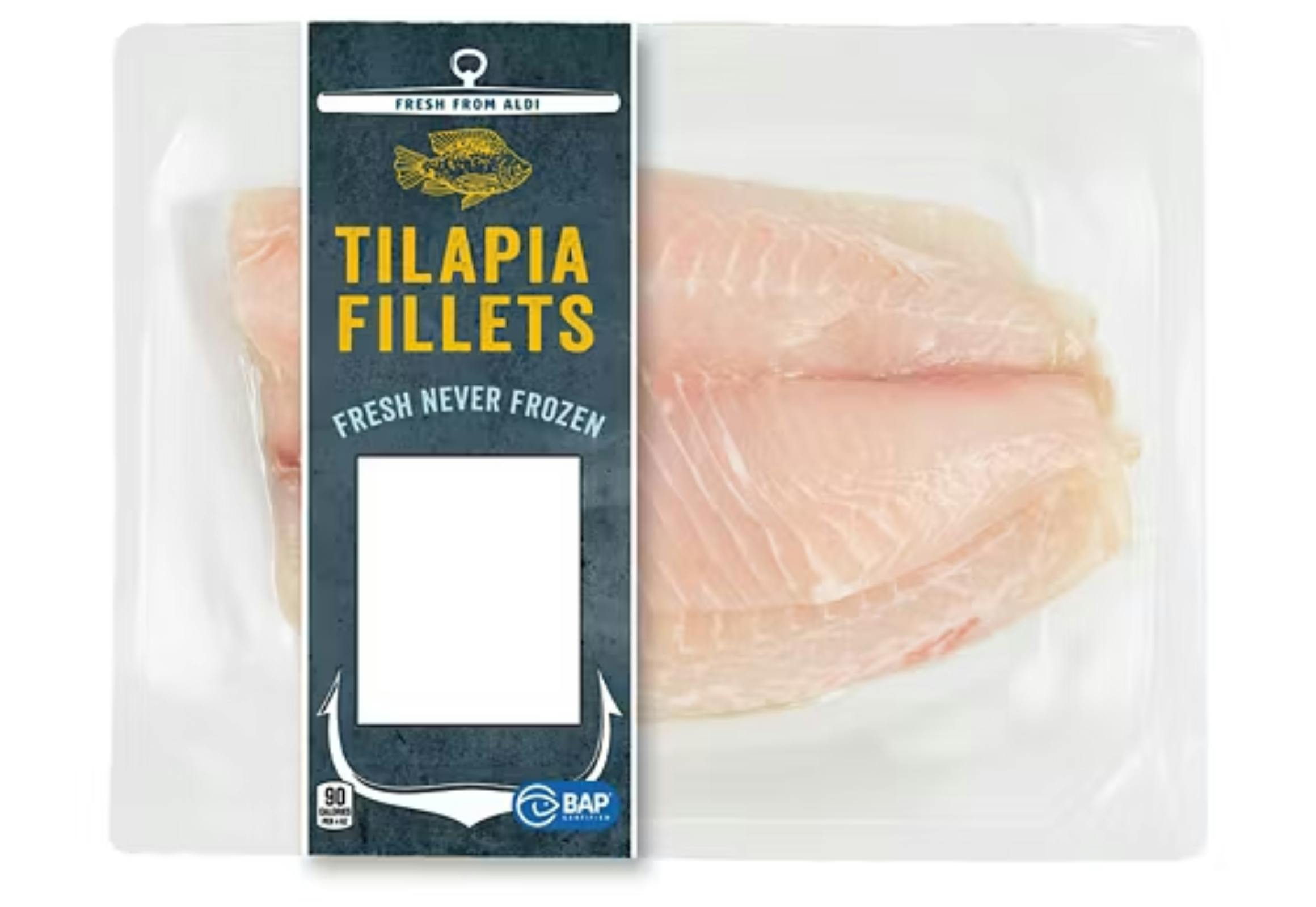 Fresh Tilapia Fillets, per lb