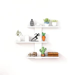 3-Tier Wall Shelf Unit