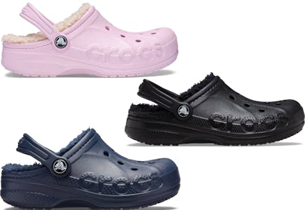 Crocs Kids' Baya Lined Clogs