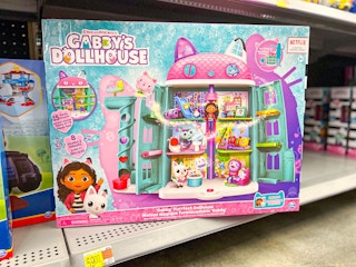 Gabbys dollhouse on shelf