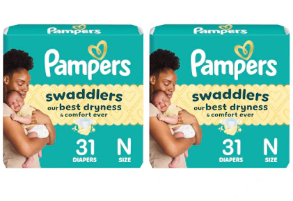 2 Pampers Diaper Packs