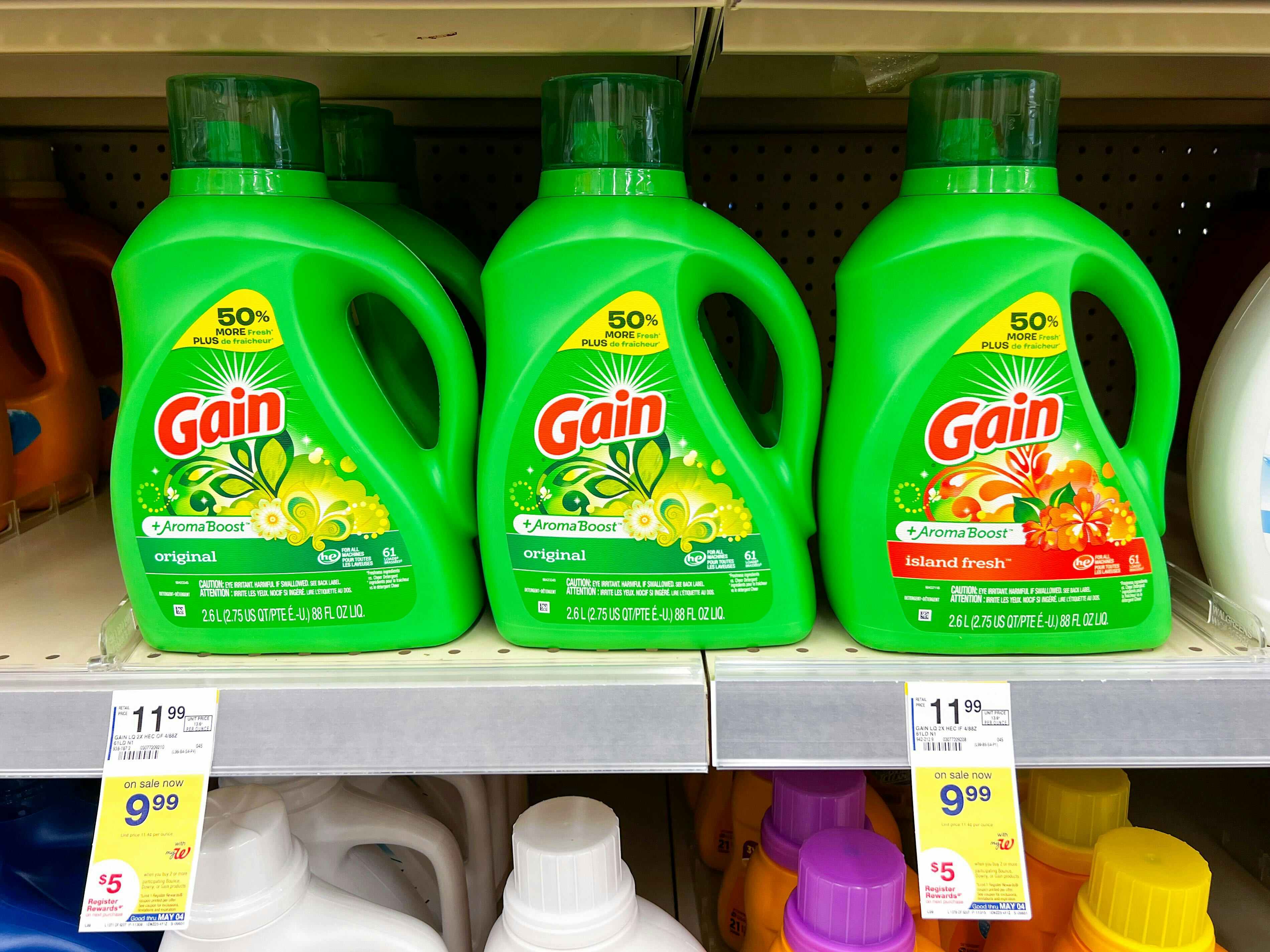 gain liquid laundry detergent walgreens 3