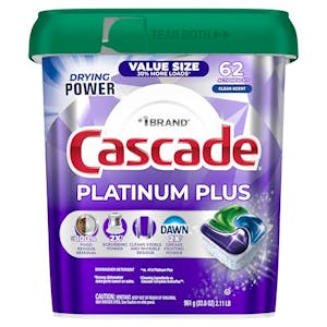 Cascade Platinum Plus Dishwasher Pods