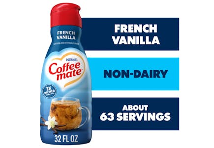 2 Coffee Mate Creamer Bottles