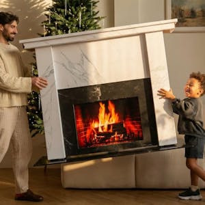 Mobile Fireplace Hearth