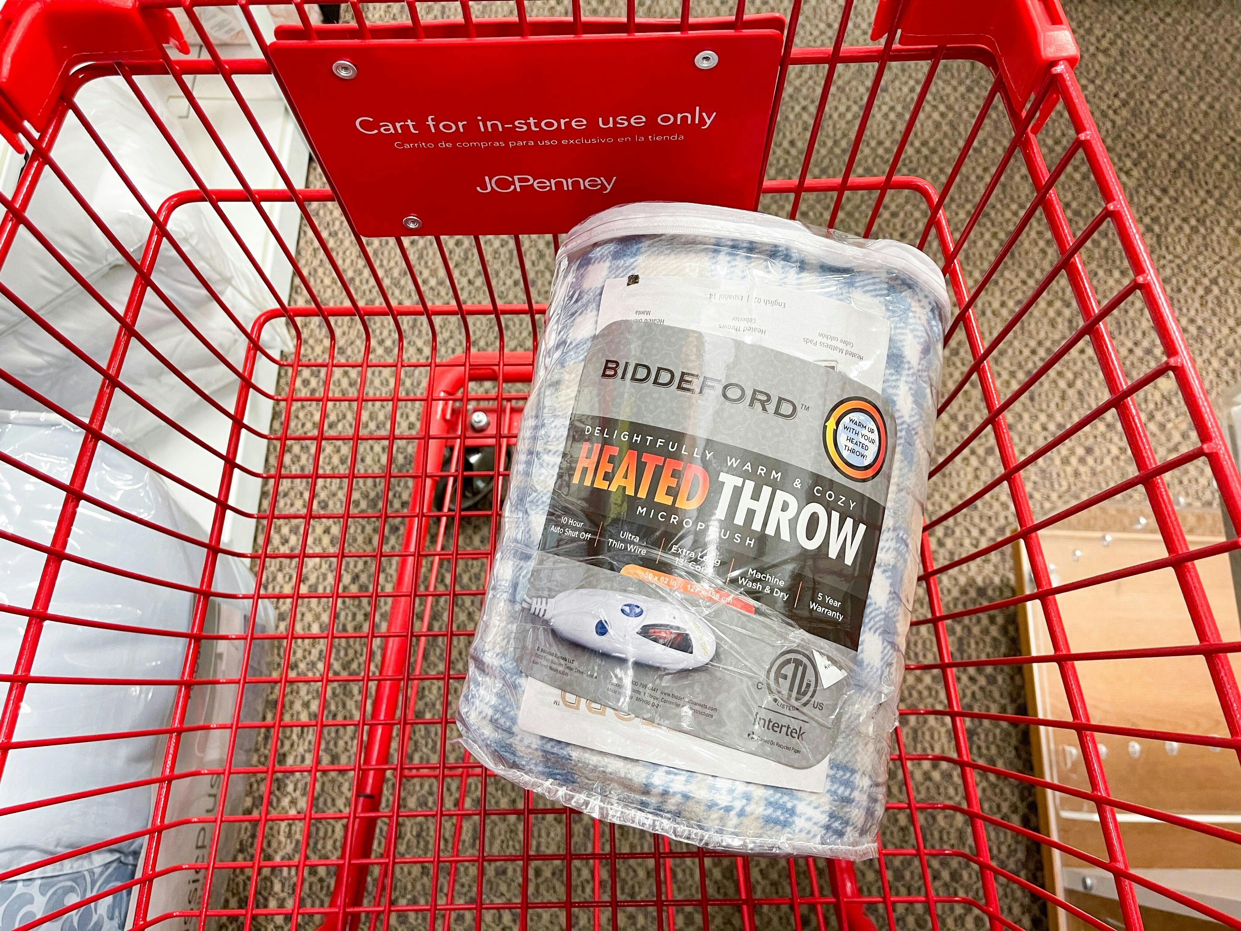 I Found Biddeford Heated Throws for as Little as $24.49 at JCPenney - The  Krazy Coupon Lady