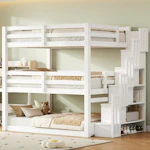Full Size Triple Bunk Bed
