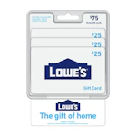 $75 Lowe's Gift Cards