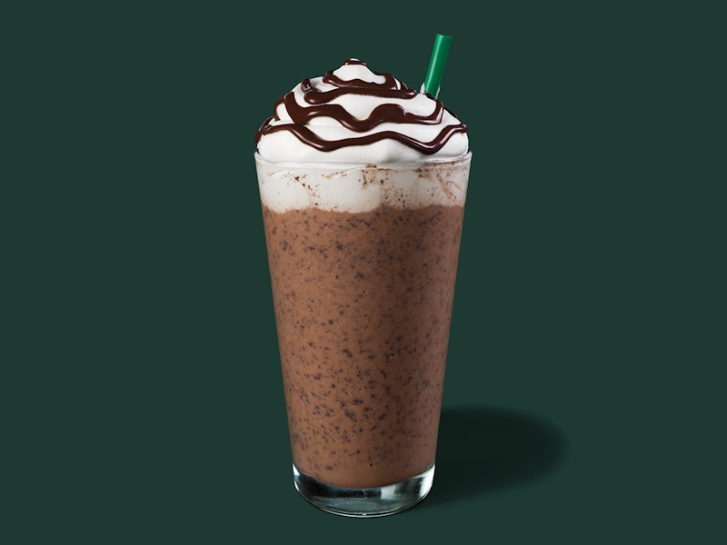 starbucks frozen double chocolatey chip creme frappuccino drink