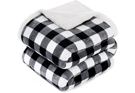 Sherpa Fleece Flannel Blanket