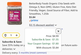 chia cart