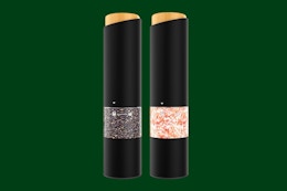 Electric Salt and Pepper Grinder Set, Just $8.99 on Amazon card image