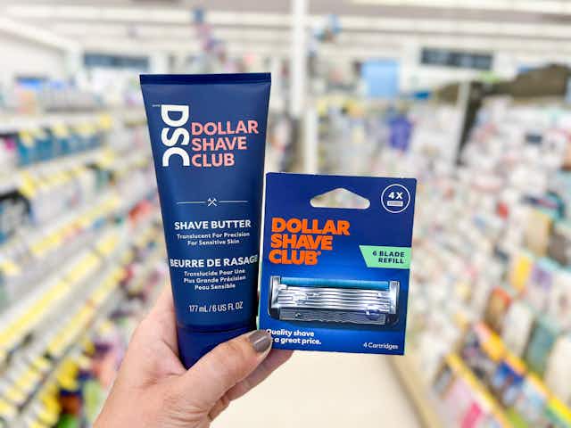 Dollar Shave Club: Free Shave Cream, $0.24 Razors, and More at Walgreens card image