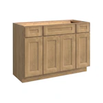 Wicker Bathroom Vanity Base Cabinet