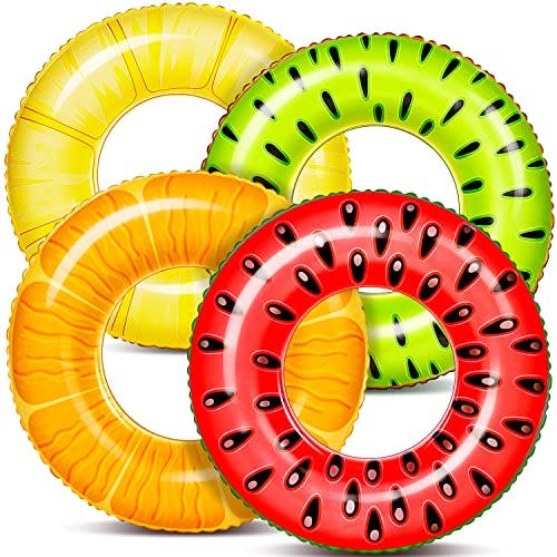 Inflatable Pool Floats 4-Pack