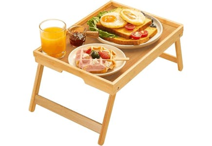 Bamboo Bed Tray Table