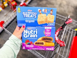 nutrigrain bars and rice krispies treats at cvs