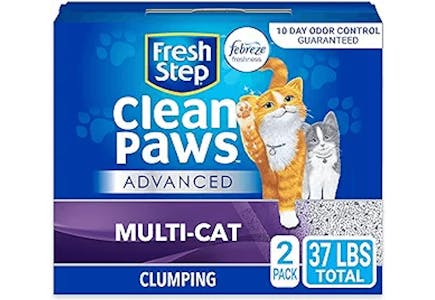 Fresh Step Clumping Cat Litter 2-Pack