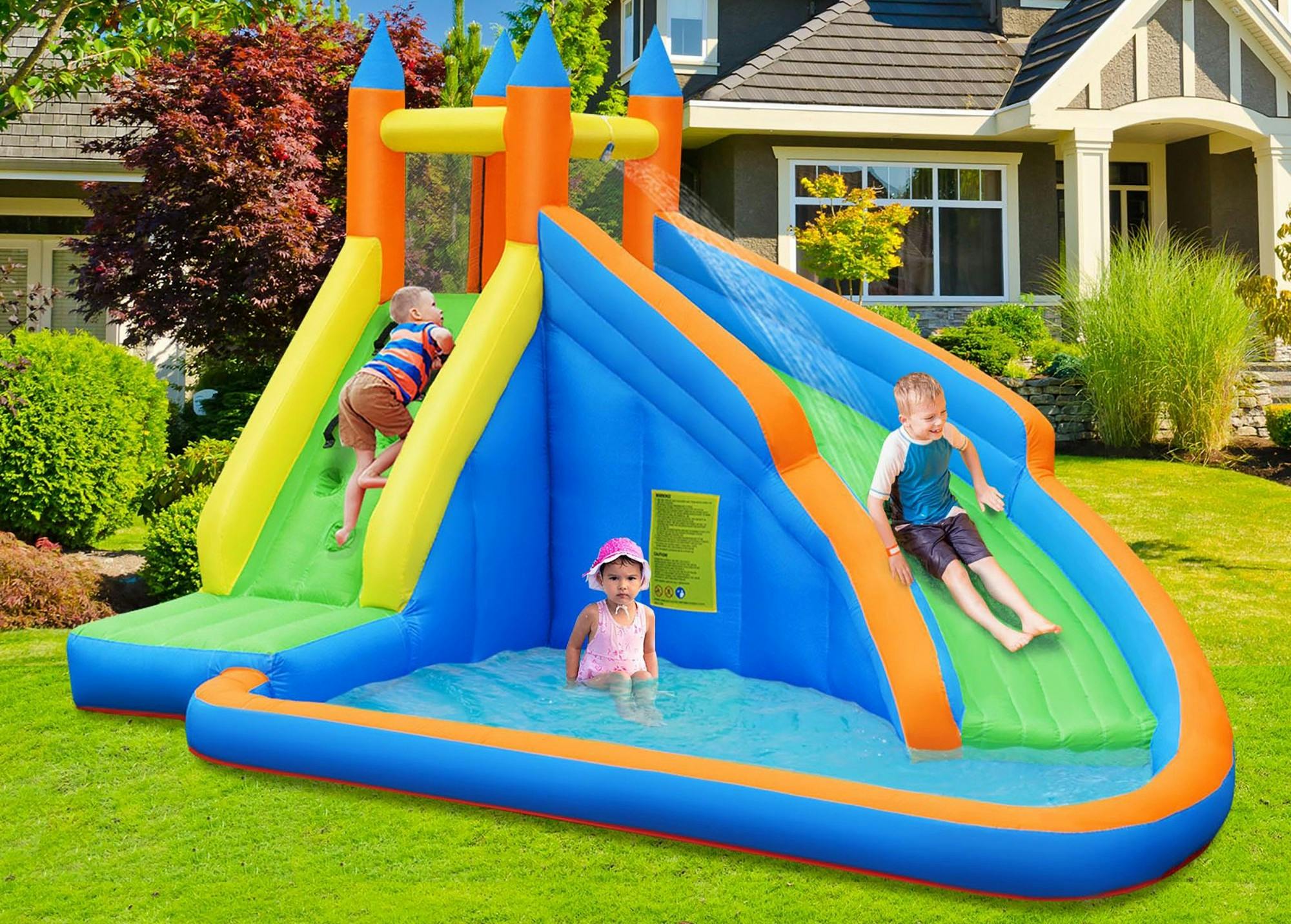 Costway Inflatable Water Slide Over 50 Off On The Krazy Coupon Lady