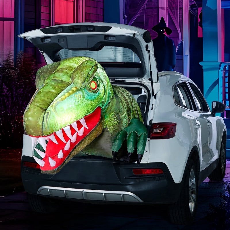 Animated Halloween Inflatable Dinosaur