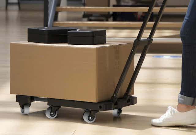 Folding Dolly, Only $39 at Walmart.com (Holds Up to 500 Pounds) card image
