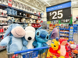 Jumbo plush toys for $25 at Walmart (in-store photo)