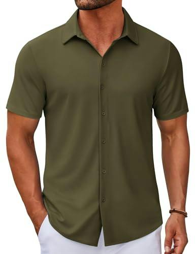 COOFANDY Men's Short Sleeve Shirt