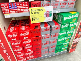 coca cola 12pks in walgreens