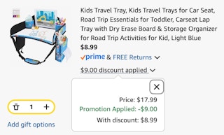 travel tray cart