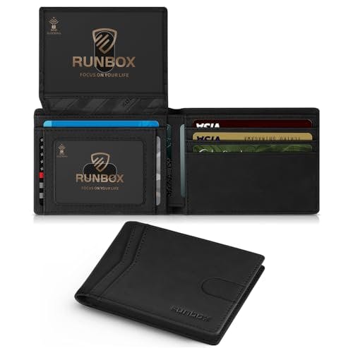 Slim RFID Leather Wallet